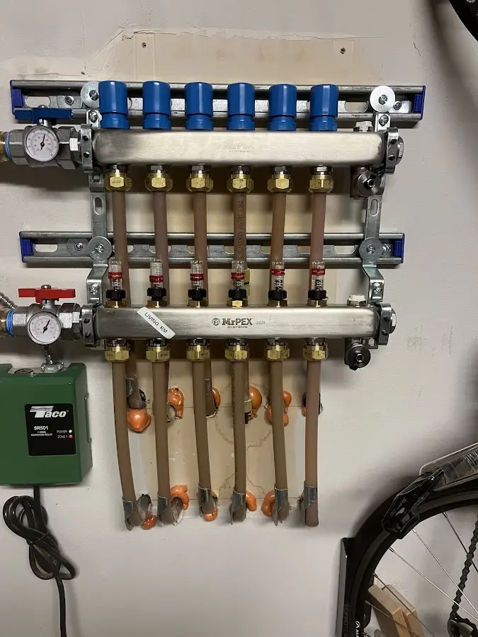 Plumber performing Leak Detection at a residential property in Norridgewock